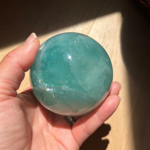 Green fluorite (ad) sphere | crystal - Picture 5 of 13